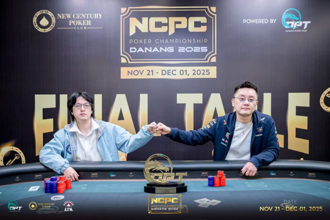 【EV扑克】NCPCxDPT | 捷报!国人LIU HUI登上开幕赛冠军宝座,深筹赛CL于国迪强势晋级!马力夺锦标赛冠军