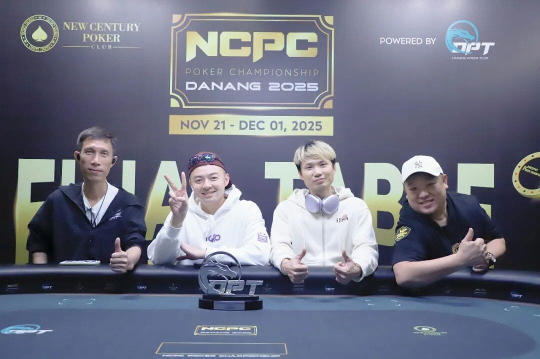 【EV扑克】NCPCxDPT | 捷报!国人LIU HUI登上开幕赛冠军宝座,深筹赛CL于国迪强势晋级!马力夺锦标赛冠军