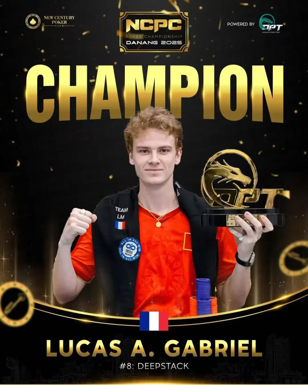 【EV扑克】NCPCxDPT | 超级豪客赛汪翼龙泡沫淘汰出局,深筹赛国人于国迪、唐智分列第四、第五名!邓成斌五张奥马哈夺冠