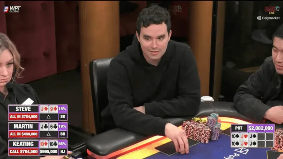 【EV扑克】又是Keating!以64%的入池率抱回170万美金,一手天葫芦赢下208万刀巨池