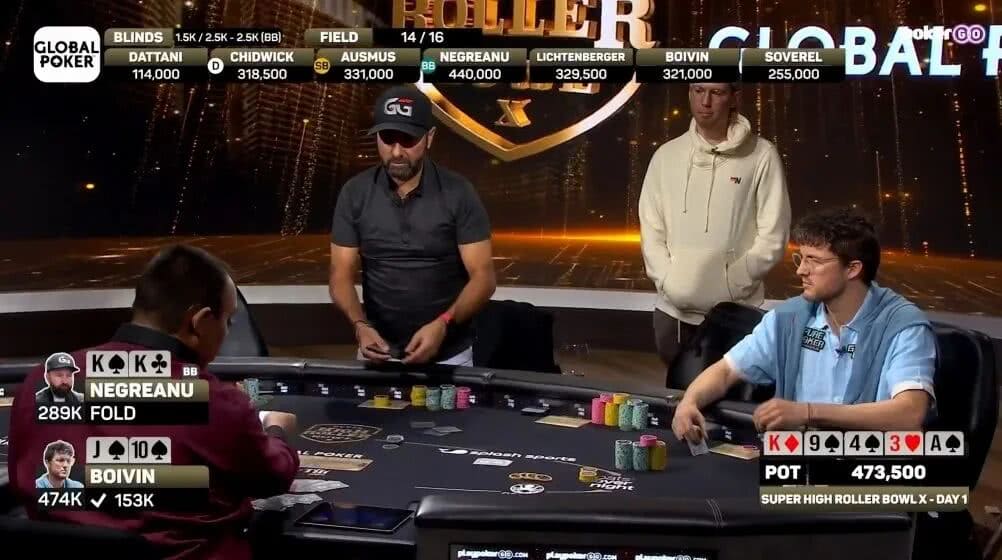 【EV扑克】丹牛神读牌再现!超级碗豪客赛恶心弃掉三条K,全多亏世界第一启发!