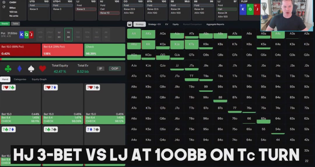 【EV扑克】顺子撞顺子，他为何拒绝平分底池？一手牌揭露高手的贪婪与智慧