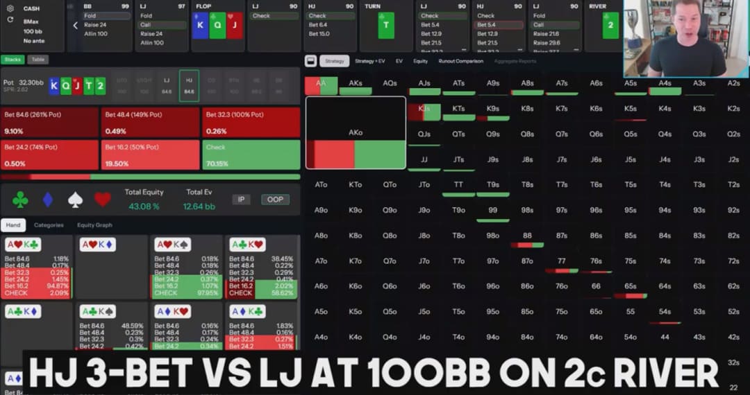 【EV扑克】顺子撞顺子，他为何拒绝平分底池？一手牌揭露高手的贪婪与智慧