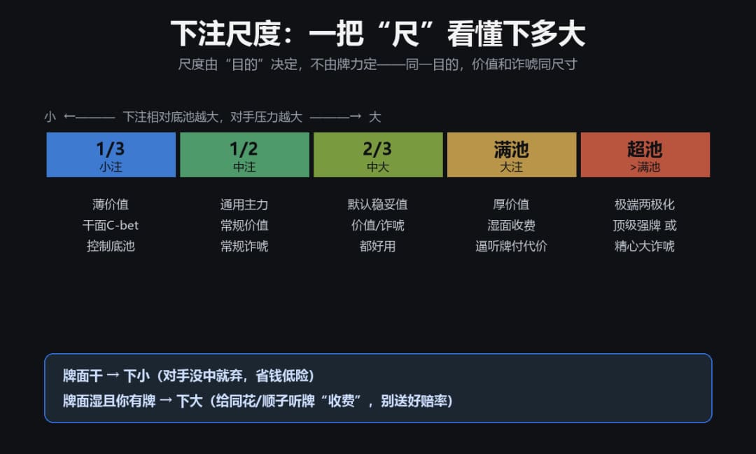 【EV扑克】下多大，比下不下更重要：扑克下注尺度全解，从新手到进阶的分水岭